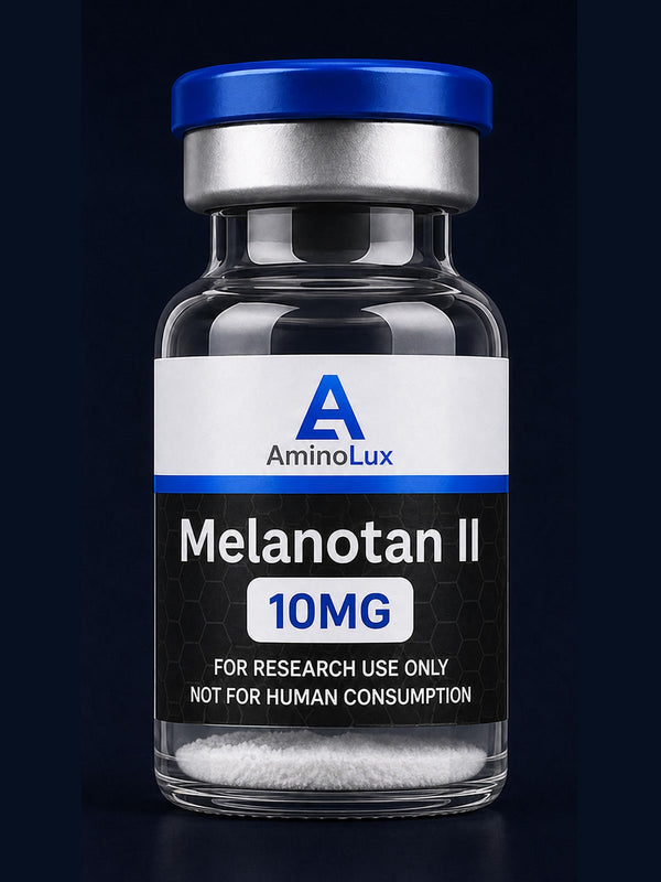 Melanotan II research vial - AminoLux